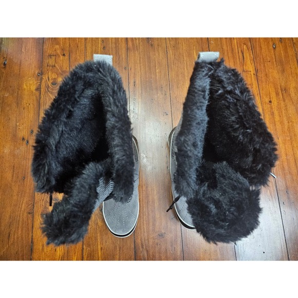 Sorel Women's Tofino II‎ Gray Houndstooth Winter Snow Boots Lace Up Tall 6.5 - Picture 6 of 10